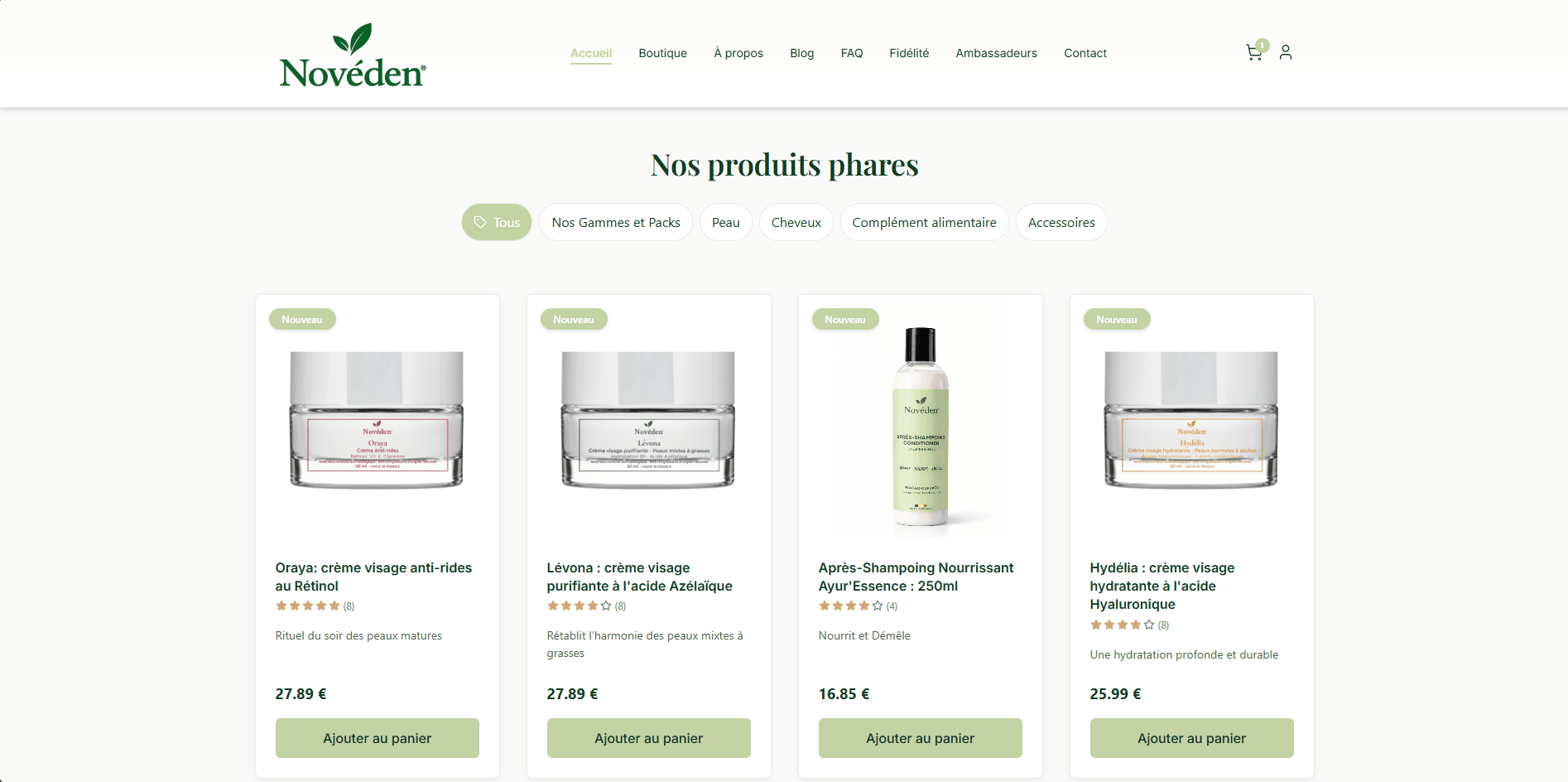 Plateforme E-commerce de Produits Cosmétiques Intelligente - visuel 2