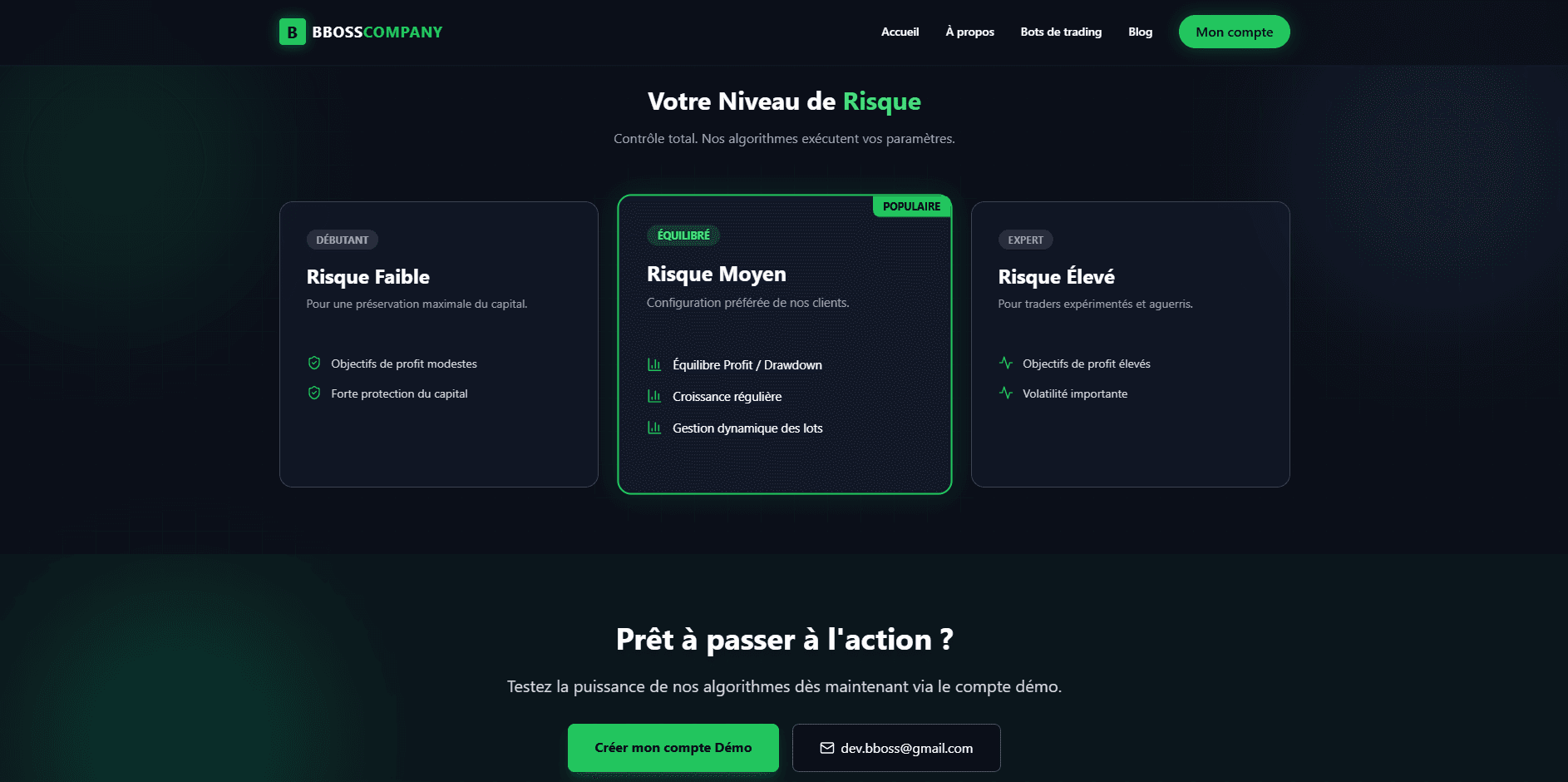 Plateforme d’investissement et de trading intelligent - visuel 1